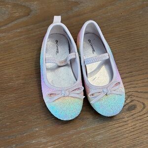 George Kids Glitter Dress Shoes - Pink and Gold